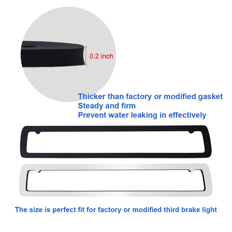 MOFORKIT 3rd Third Brake Light Seal Gasket Compatible with Chevy Colorado GMC Canyon 2015 to 2025 Rear Cab High Mount Stop Lamp - Image 3